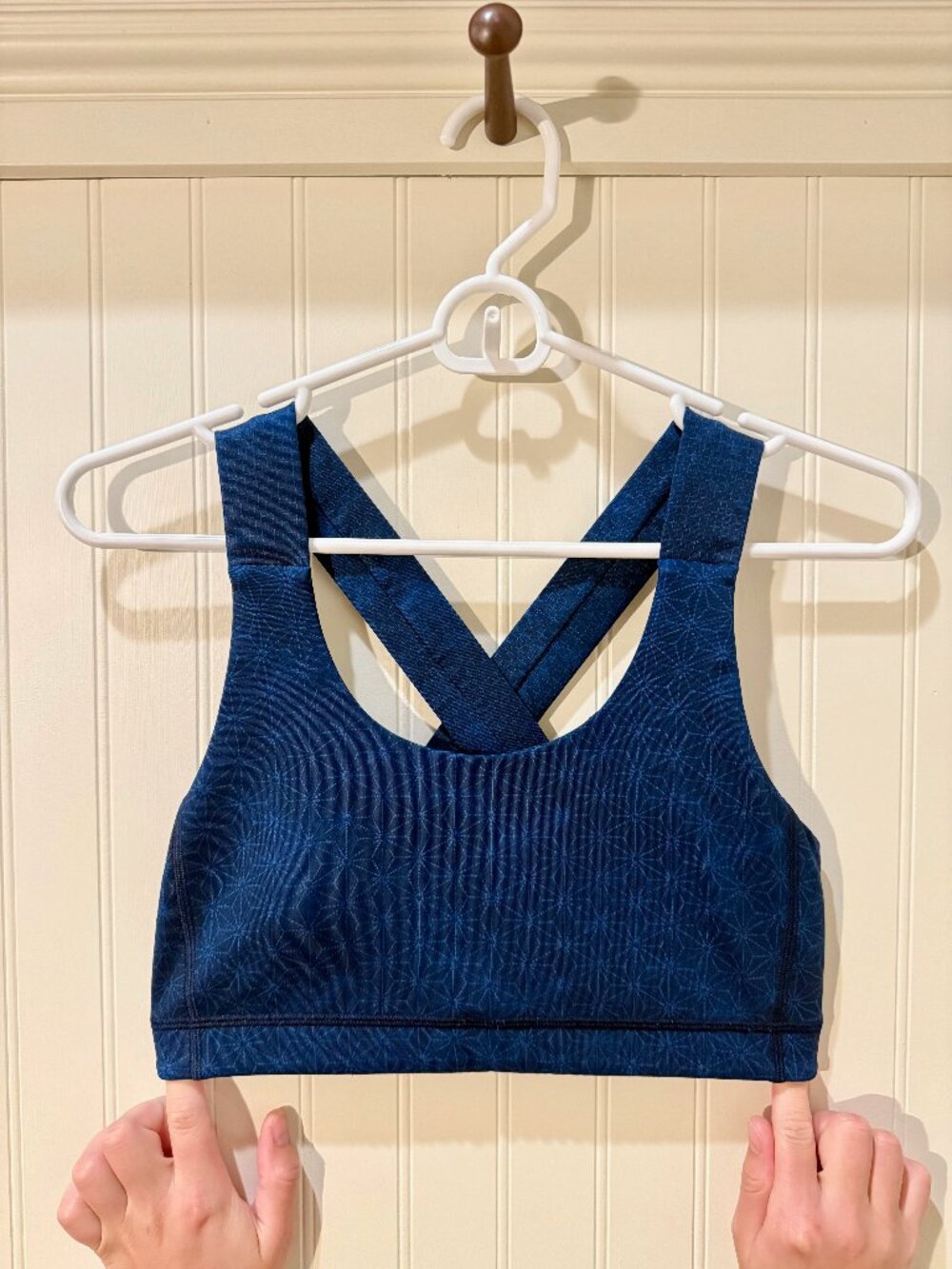 Lululemon blue sports bra